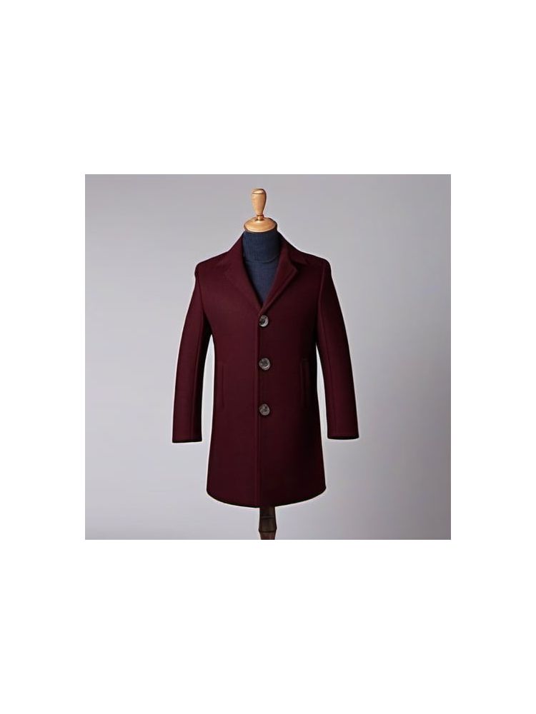 Wool-Blend Overcoat