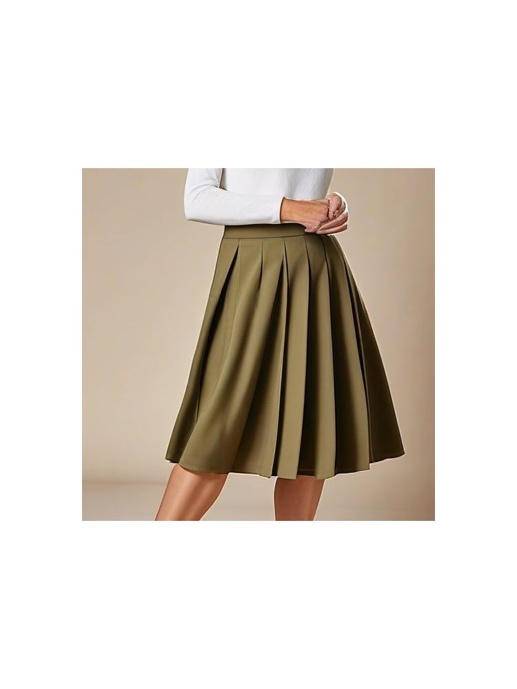 Pleated Midi Skirt - Classic