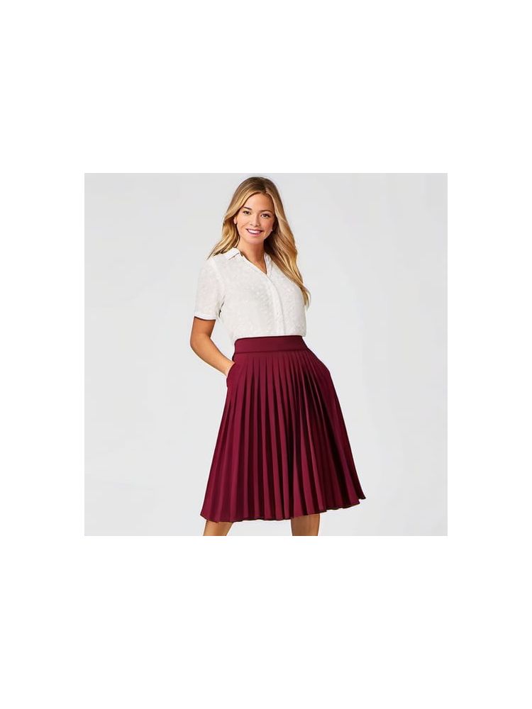Pleated Midi Skirt - Essential