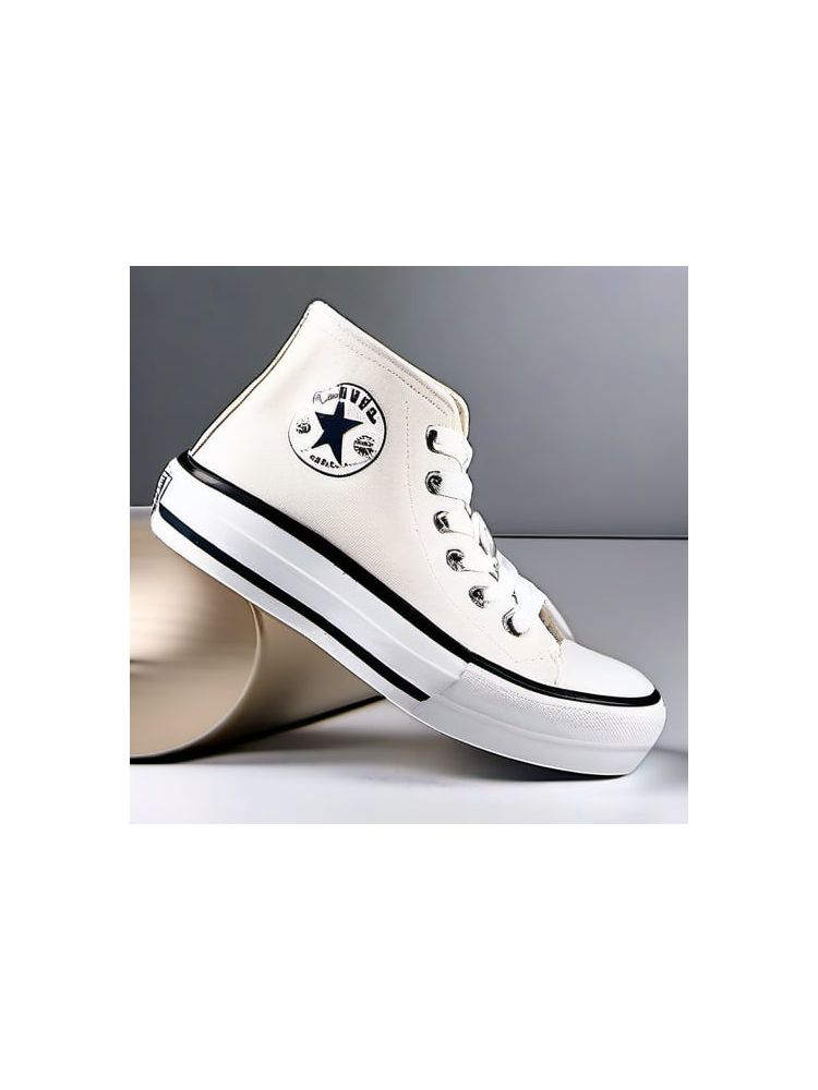 Canvas High-Top Sneakers - Essential