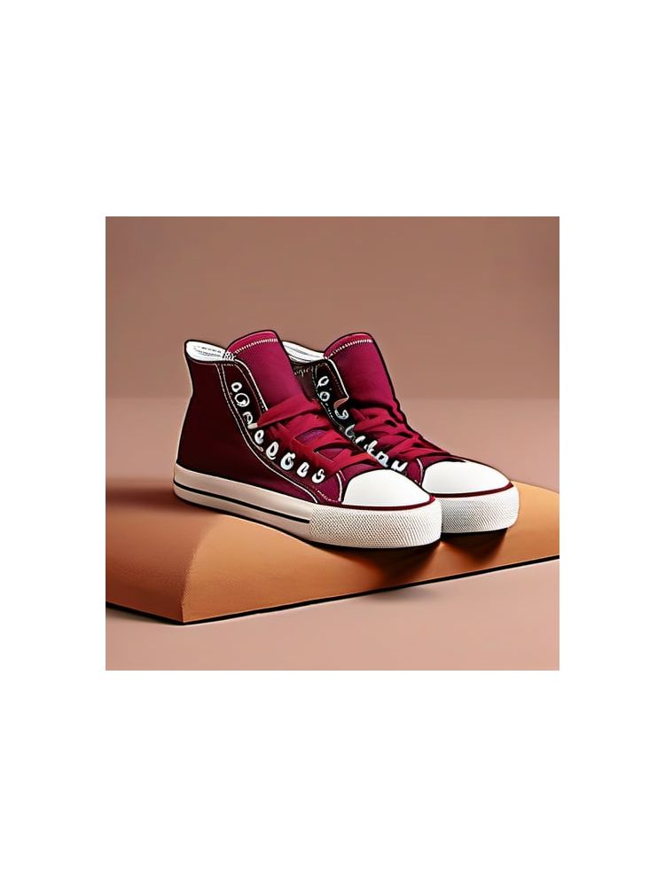 Canvas High-Top Sneakers - Compact