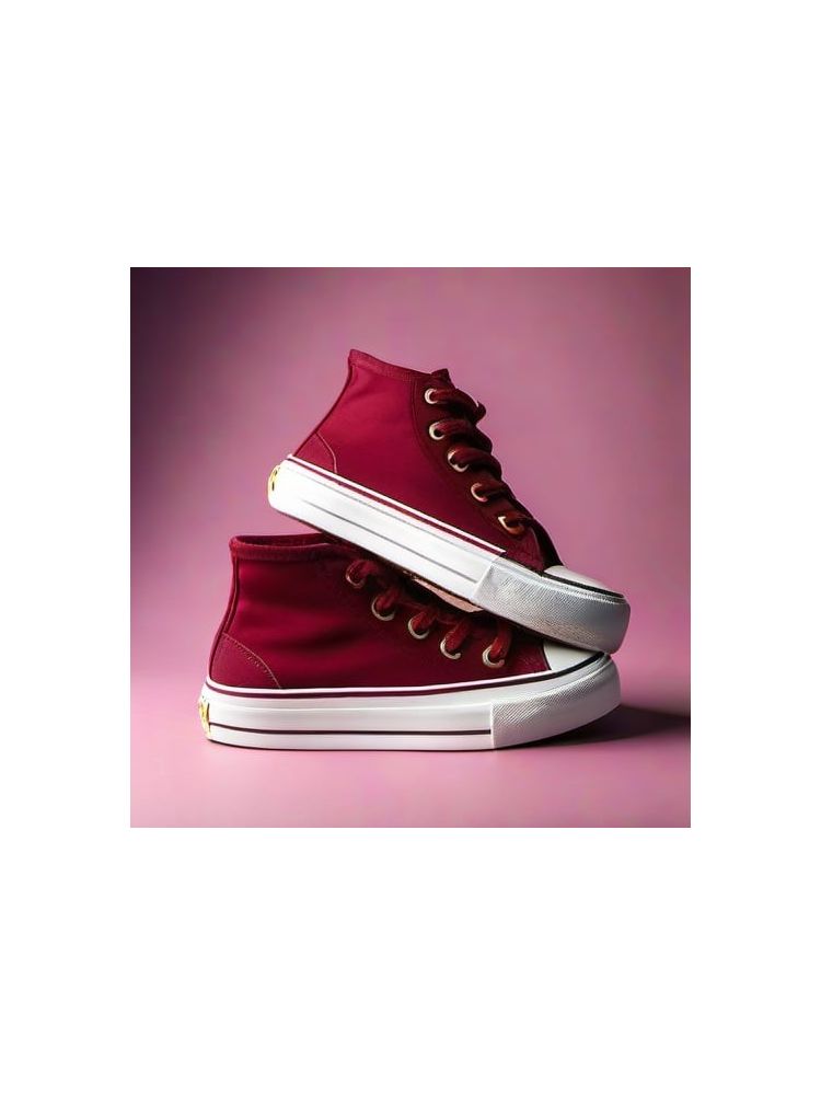 Canvas High-Top Sneakers - Compact