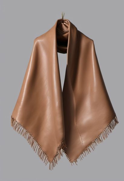 Leather Blanket Scarf