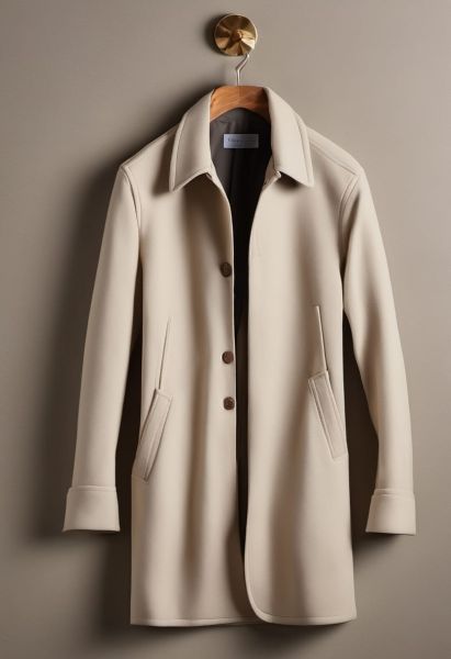 Ink Undyed Overshirt Coat
