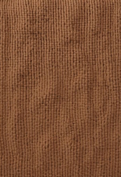 Camel Lambswool Roll-neck Knit