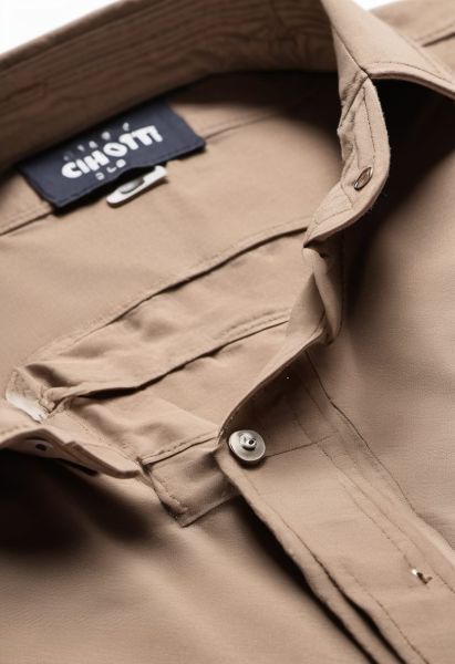 Stone Brushed Overshirt Shirt
